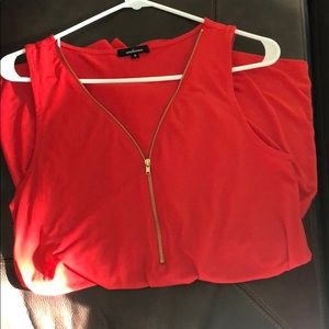 Ambience Other - 2/$10 Ambience Red Romper Size Medium Ambience Other - 2/$10 Ambience Red Romper Size Medium
